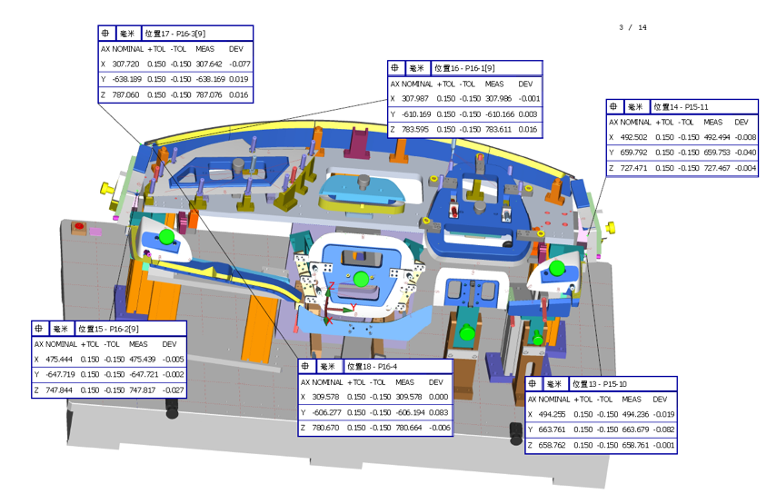 从配件加工、组装调试到复测交货，三坐标如何将检具定位基准数据量化(图12)