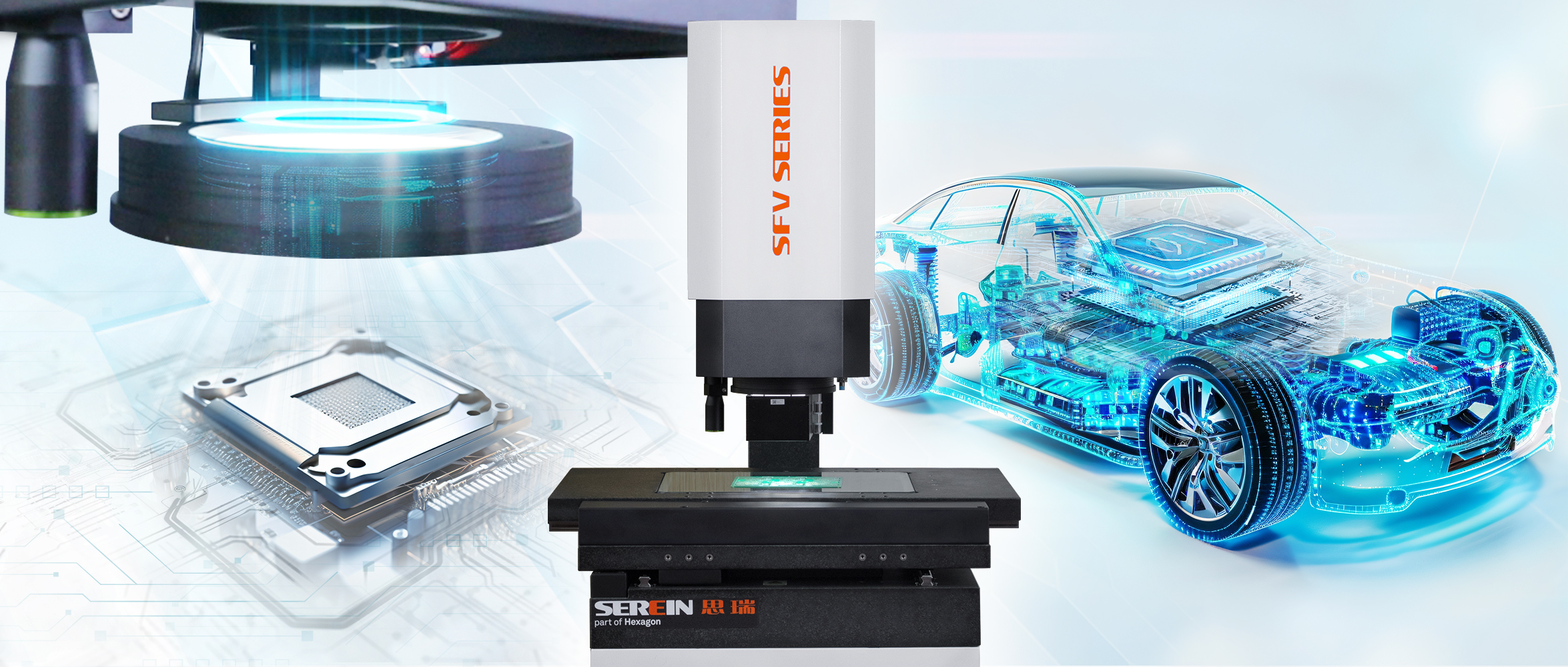 新能源汽车芯片壳盖尺寸怎么检？思瑞大视野闪测检测方案高效搞定!   